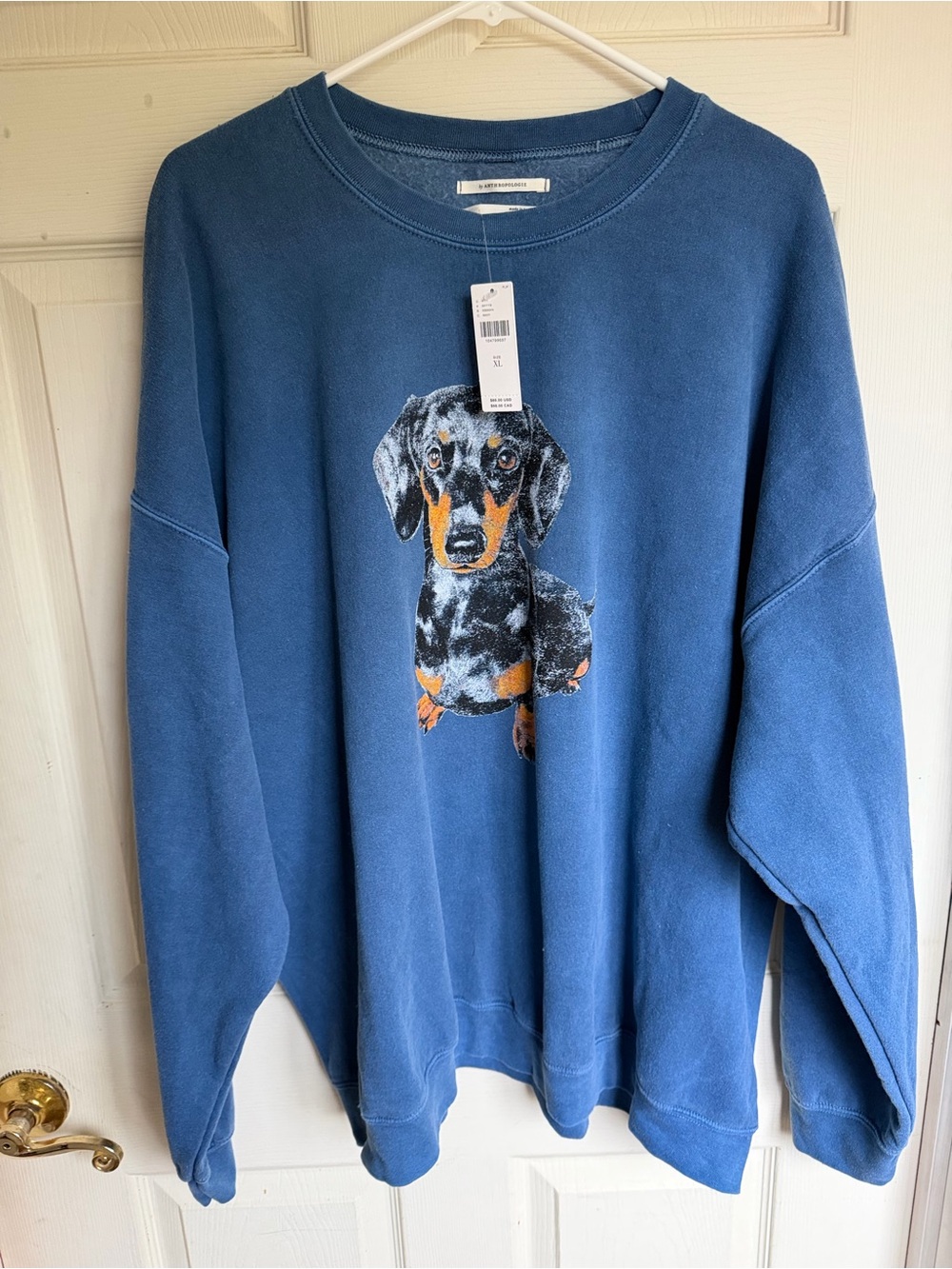 Anthropologie Dachshund Sweatshirt